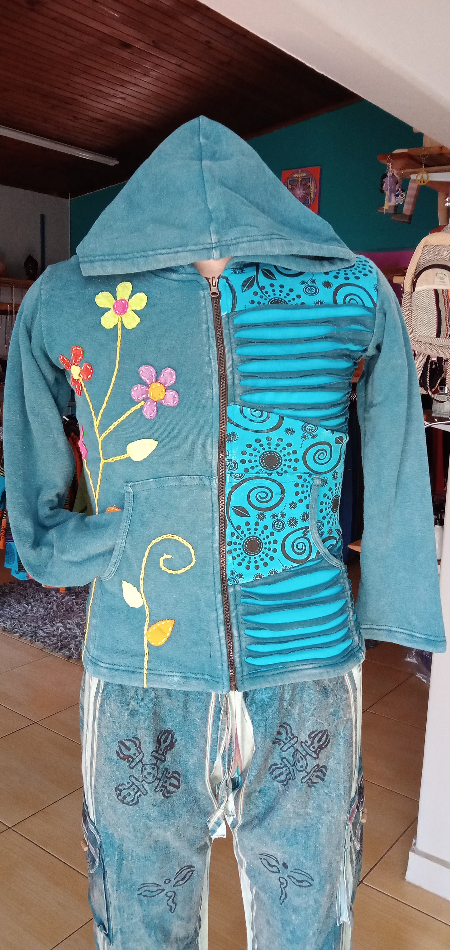 Winter embroidered jacket