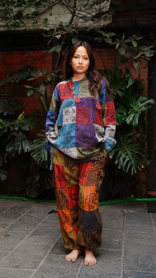 Earthy Patch hoodie