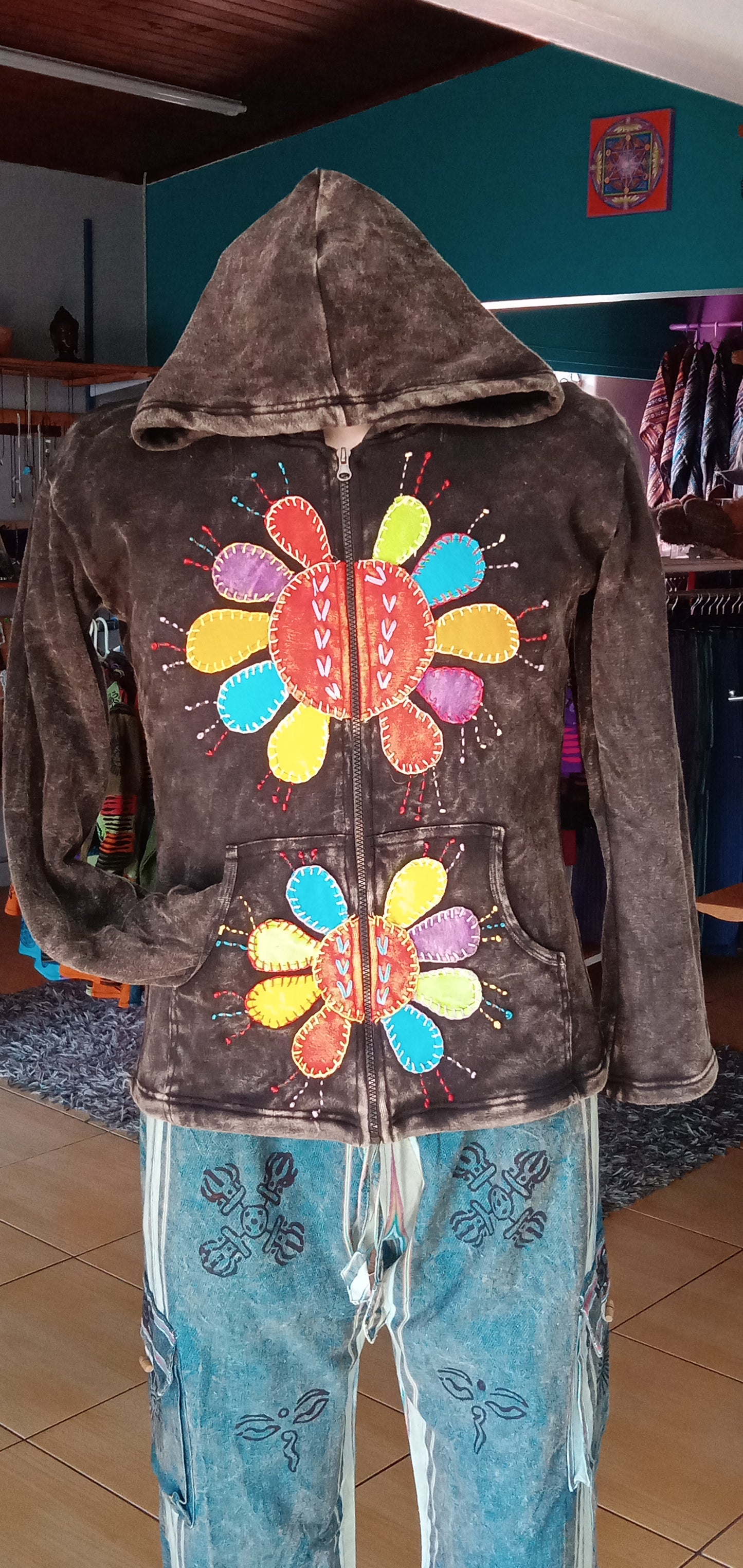 Winter embroidered jacket