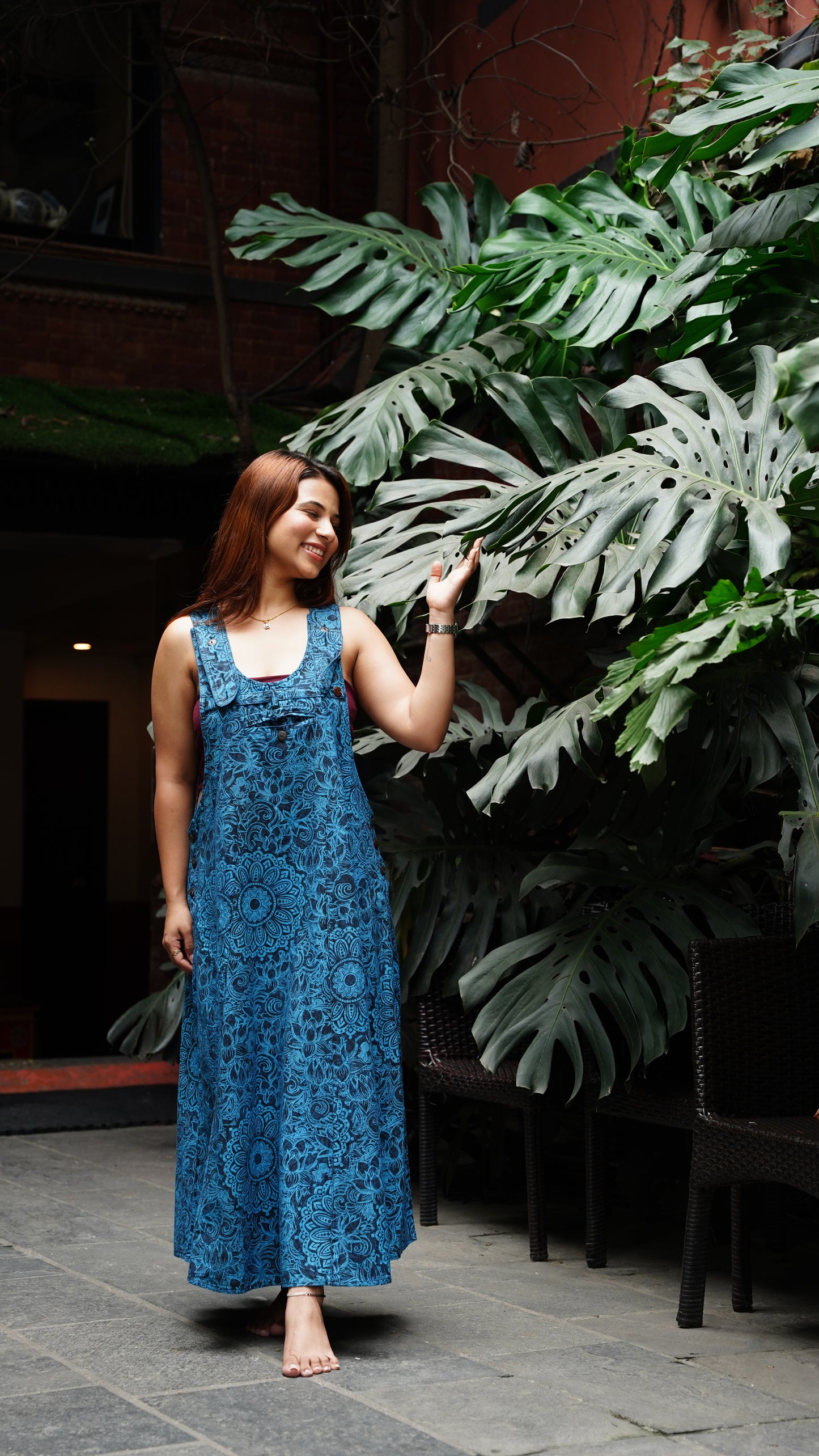 Mystical print dress