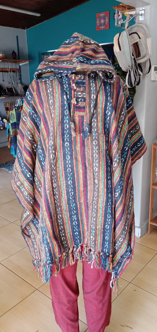 Sherpa Cotton Poncho