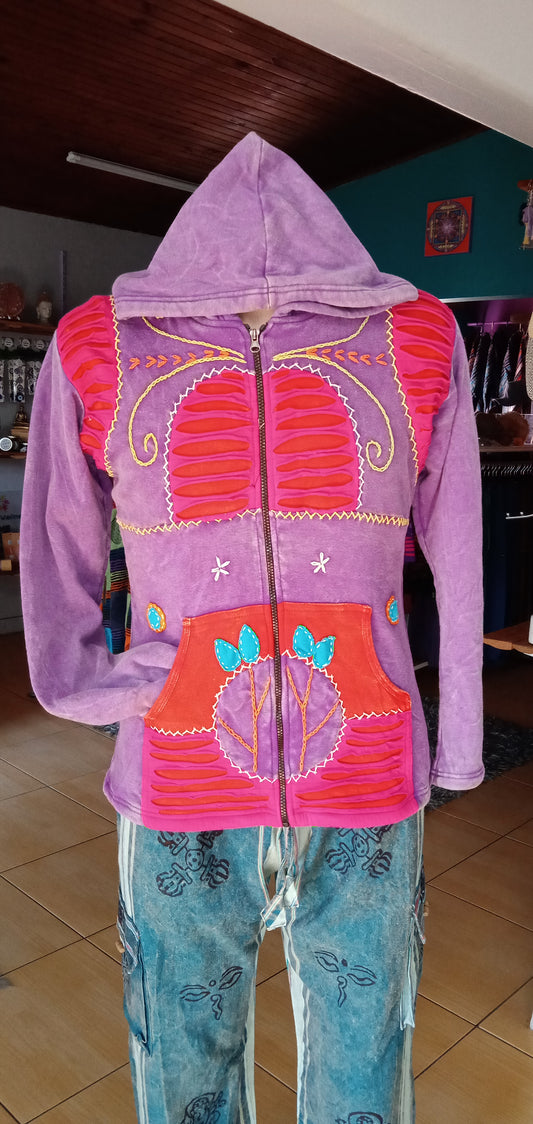 Winter embroidered jacket