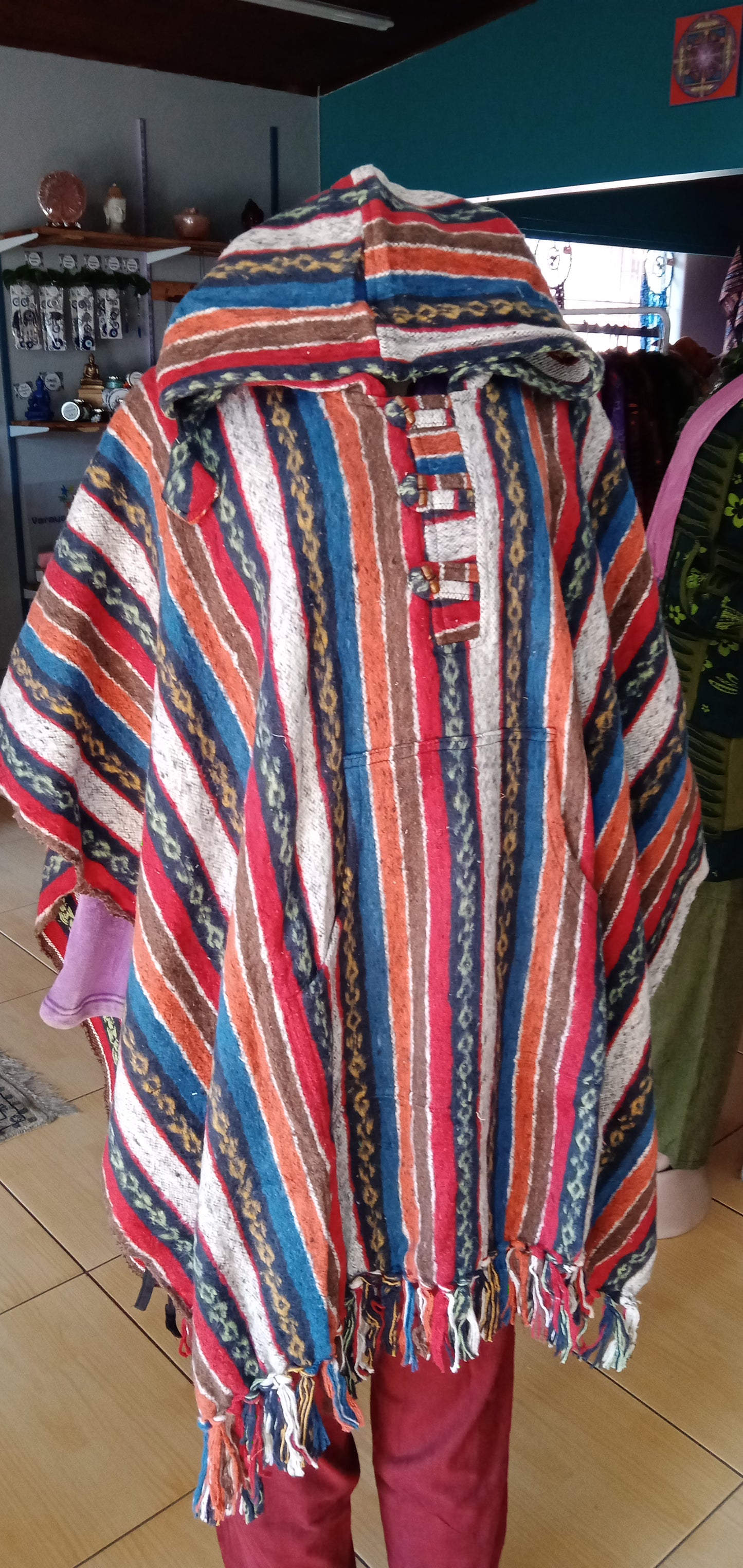 Sherpa Cotton Poncho