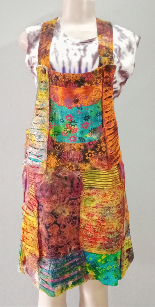 Tie dye fisher dress