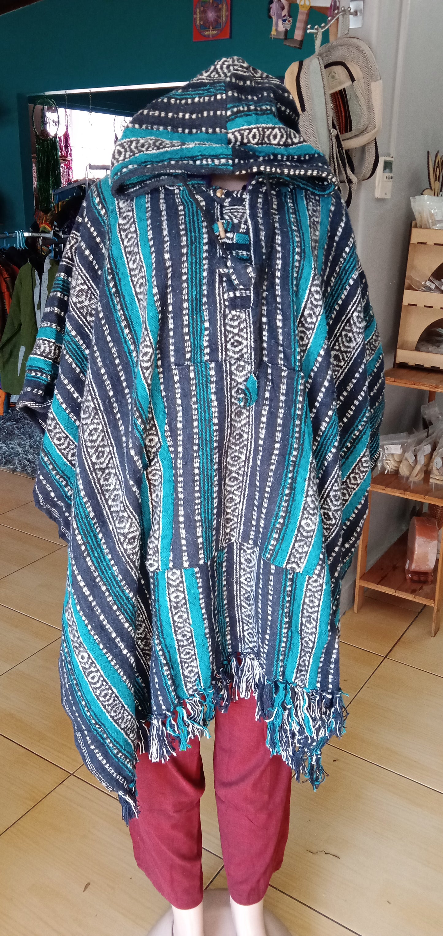 Sherpa Cotton Poncho