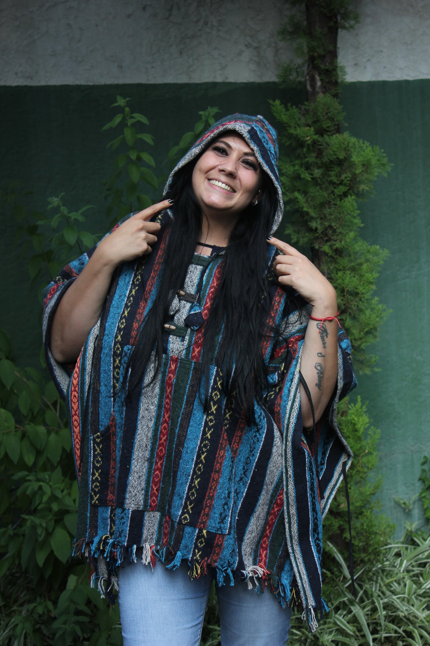 Sherpa Cotton Poncho