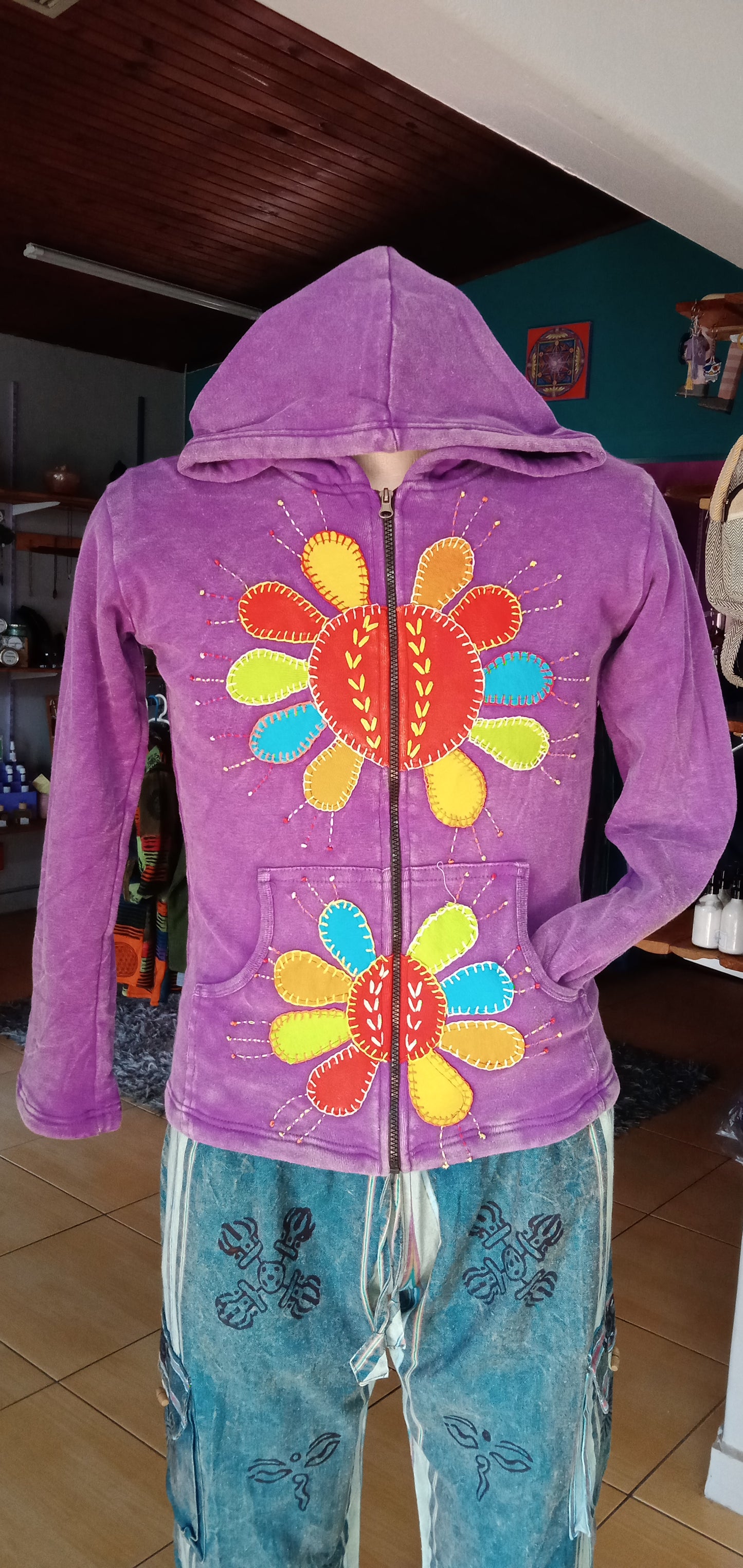 Winter embroidered jacket