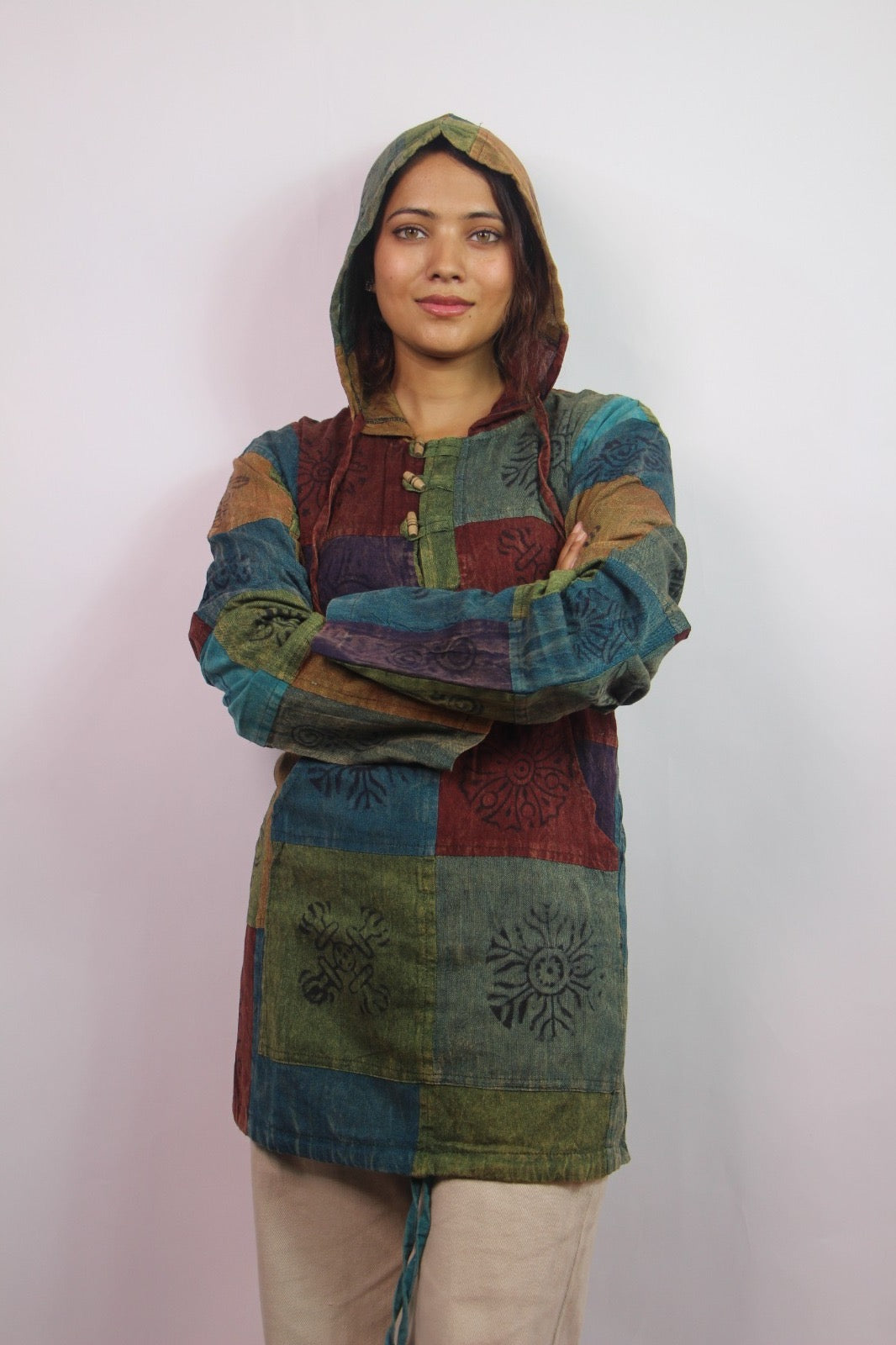 Earthy Patch hoodie